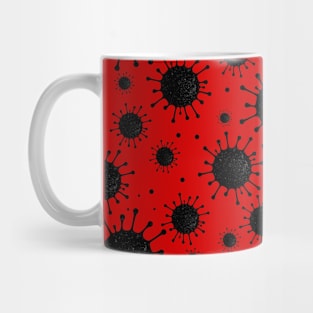 black coronavirus Mug